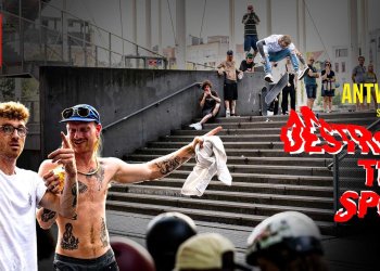 Akce "Destroy the Spot" přilákala do Antverp spoustu skejtrů