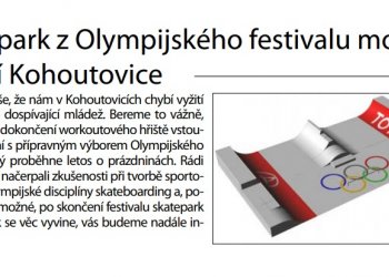 V Brně Kohoutovicích se snaží o získání skateparku