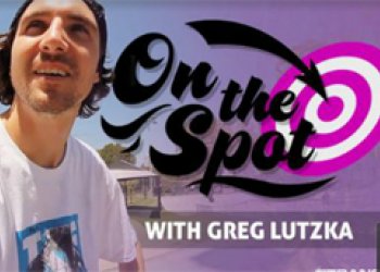 Greg Lutzka on the spot 